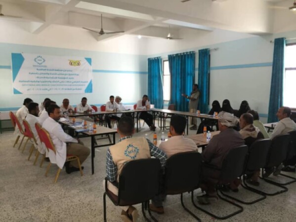المؤسسة الاجتماعية MSA تدشن دورة التعريق القياسي لحالات حمى الضنك والدفتيريا بمديريه سيحوت بالمهرة