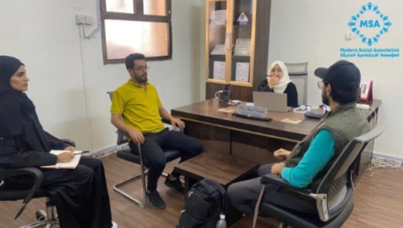 أستقبلت المؤسسة الاجتماعية الحديثة وفداً من شركة RGH الاستشارية المتخصصة في المتابعة والتقييم